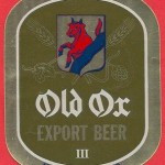 Old Ox Export Beer-etikett